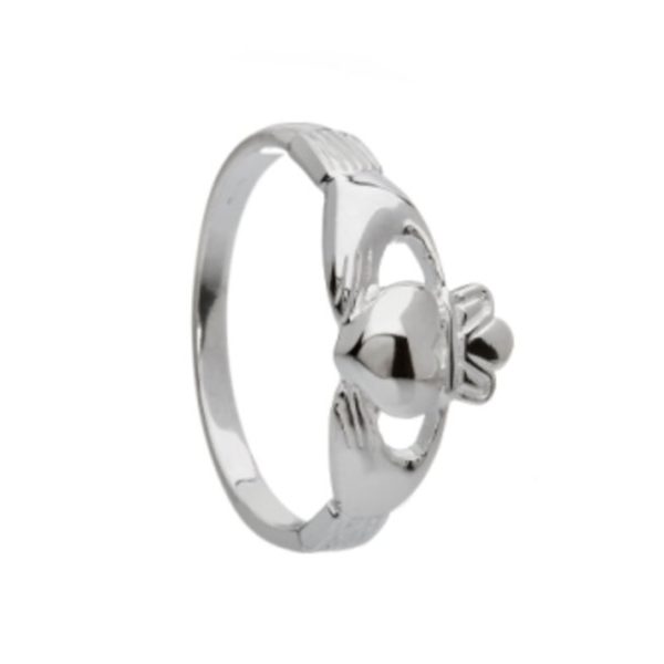 Gents Claddagh Ring in Sterling Silver